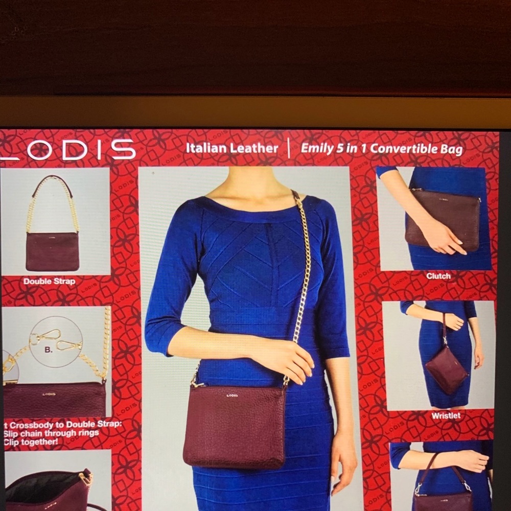 Lodis Italian Leather Convertible Bag - Picture 6 of 6